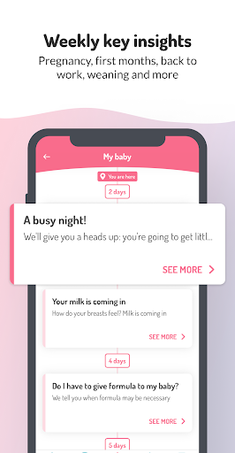 Screenshot LactApp: Breastfeeding expert