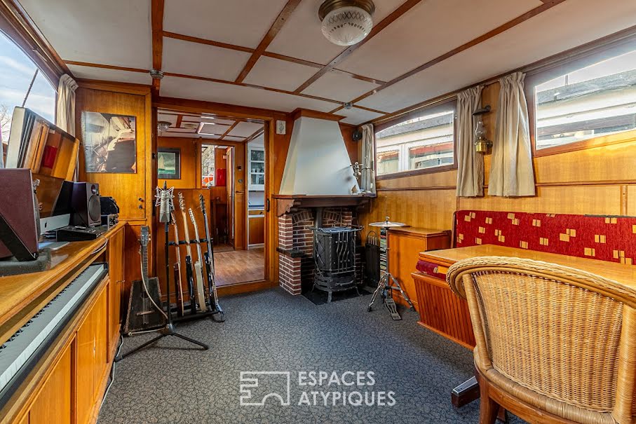 Vente péniche 2 pièces 30 m² à Paris 19ème (75019), 165 000 €