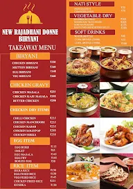 New Rajdhani Donne Biryani menu 1