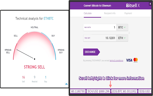 Ƀitsell X - Buy, Pay, Trade 100+ Cryptos