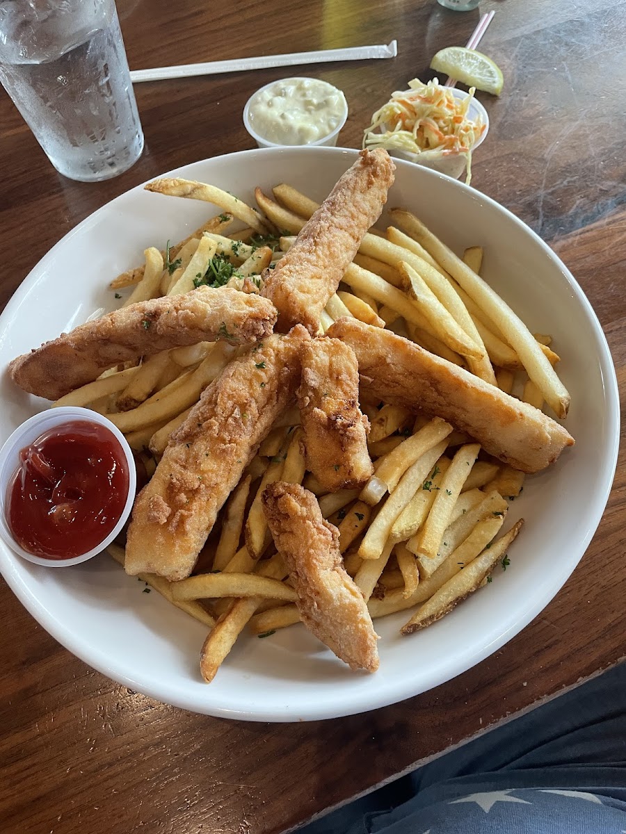 GF fish and chips