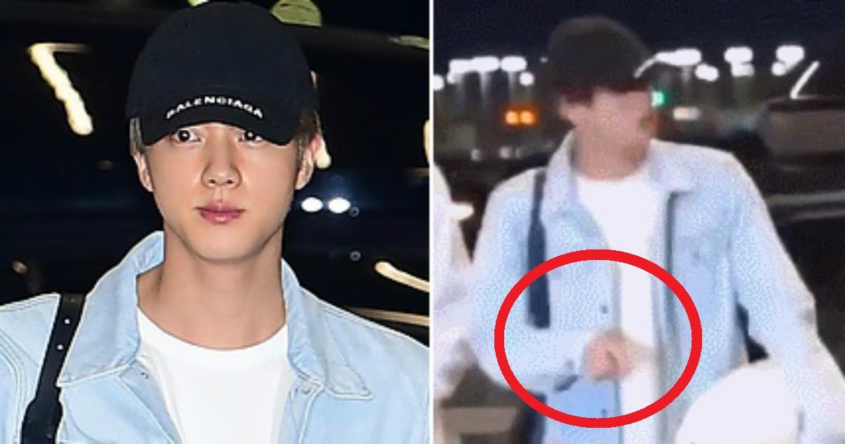 10+ Times BTS's Jin Transformed The Airport Into His Own Personal