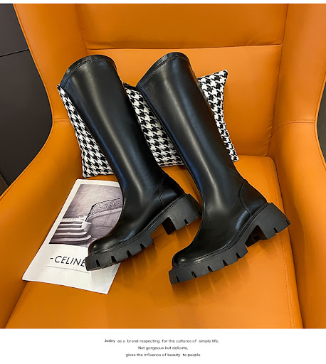 Title 11, Womens High Stretch Below the Knee Knight Boot...