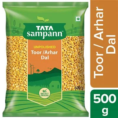 Tata Sampann Unpolished Toor Dal - 1 kg