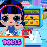 Cover Image of Tải xuống Supermarket Cute Dolls 1.0.2 APK
