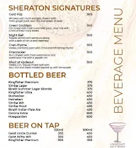 Hydeout Bar & Lounge menu 1