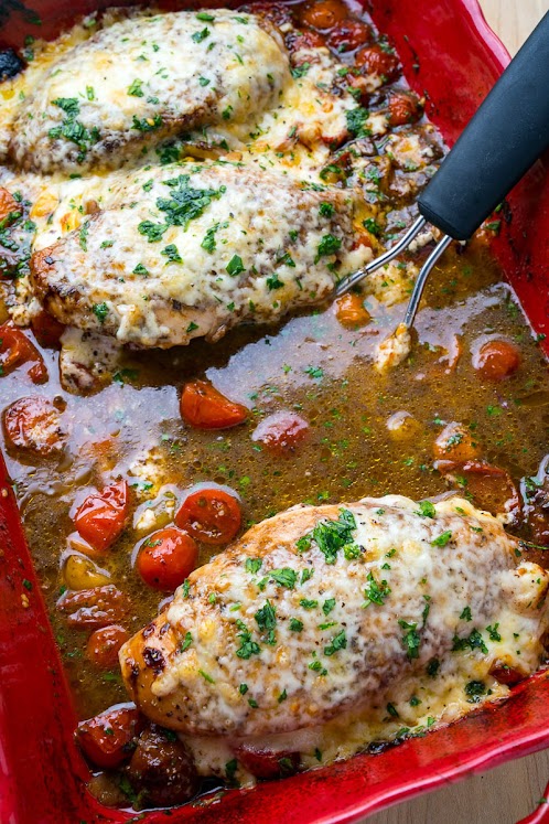 Balsamic Caprese Baked Chicken