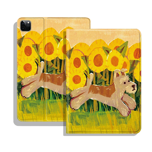 Title 6, Sunflower Schnauzer Dog Cute Pad Protector