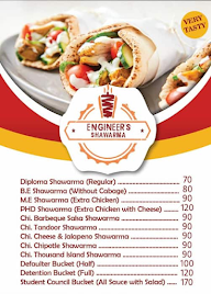 ENGG.Shawarma menu 1