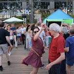 dancing at Canal De L'Ourcq in Paris, France 