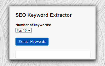 SEO Keyword Extractor small promo image