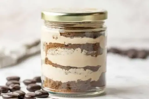 Chocolate Unbaked Cheese Cake In Jar [1 Piece]