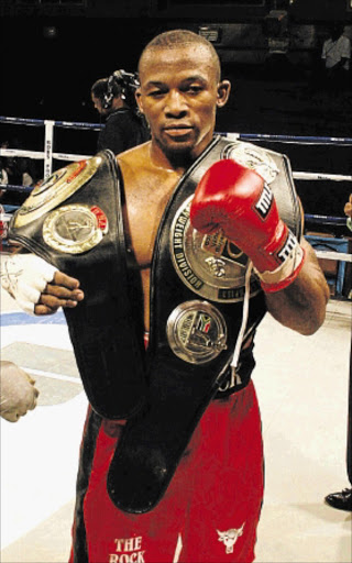 SOLID: Thabiso Mchunu is predicting a KO win against Cesar dos Santos Photo: Bafana Mahlangu