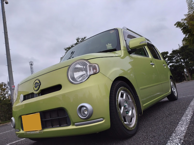 ミラココアのお墓参り・とんかつ麻釉・焼肉重・ﾎﾟﾃﾄｻﾗﾀﾞに関するカスタム事例の投稿画像1枚目