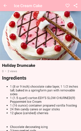Ice Cream Cake Recipe❤️