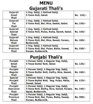 Standard's Punjabi Khana menu 3