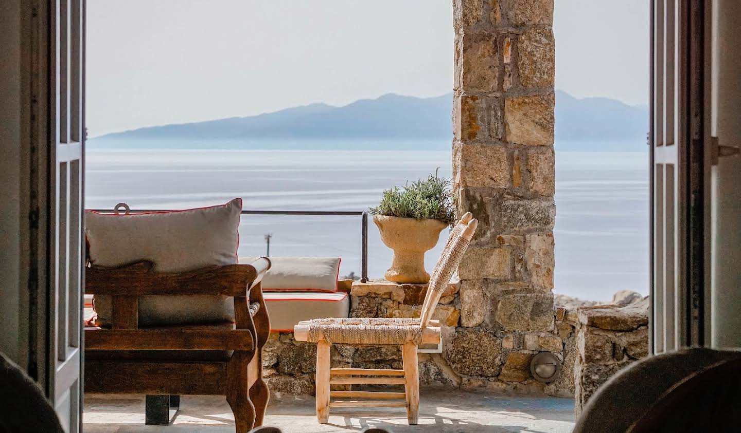 Maison avec piscine et terrasse Mikonos