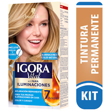 Tinte Igora Vital Permanente Rayitos Natural x 120 ml  