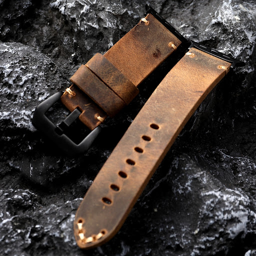 Brown black buckle