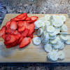 Thumbnail For Bananas And Strawberries Sliced.