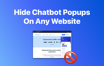 Hide Chatbots small promo image