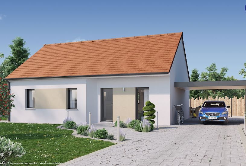  Vente Terrain + Maison - Terrain : 1 244m² - Maison : 82m² à Saligny (89100) 