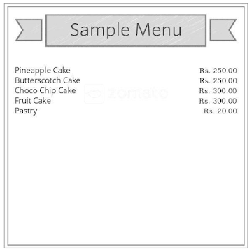 Mahalaxmi Bakers & Namkeen menu 