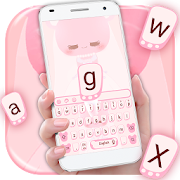 Pink Bear Keyboard Theme  Icon