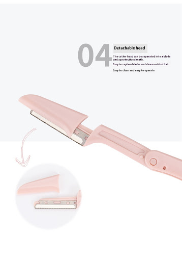 Title 5, Foldable Eyebrow Knife Sharp Beauty Tools With ...