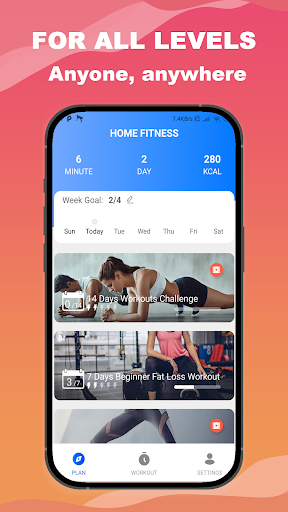 Screenshot Home Fitness - Daily Workout