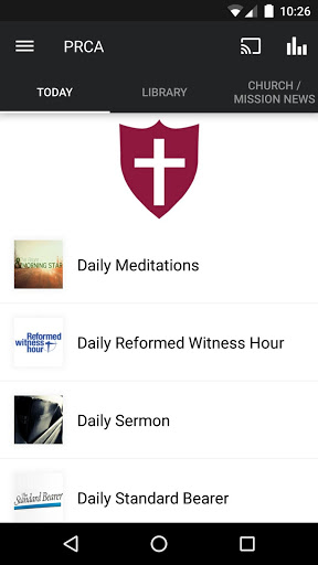 Screenshot Protestant Reformed Churches