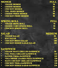 Momo's And Salads Point menu 1