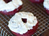 Red Velvet Cake Donuts with Cream Cheese Frosting