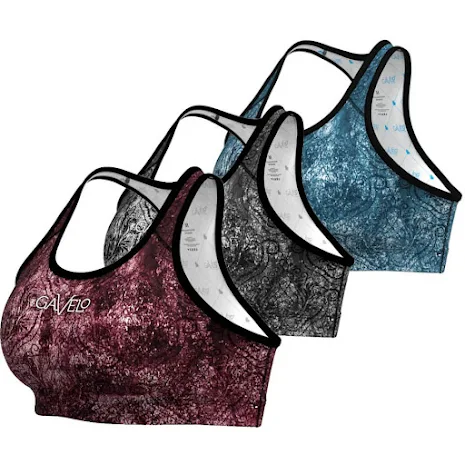 Gavelo Eclipse Sports Bra - Blue/Black / m