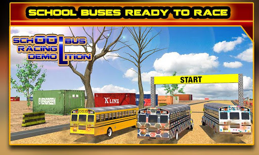 School Bus Racing: Demolition