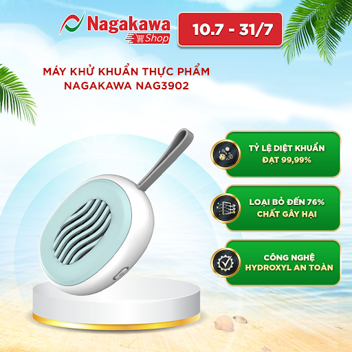 Máy khử khuẩn thực phẩm cầm tay  Nagakawa NAG3902