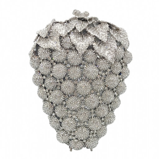 Title 5, Grape Studded Diamond Dinner Bag, a luxurious a...