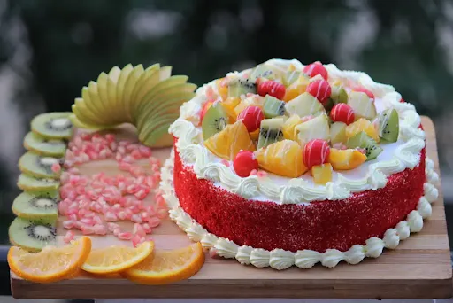 Red Velvet Fruit Cake