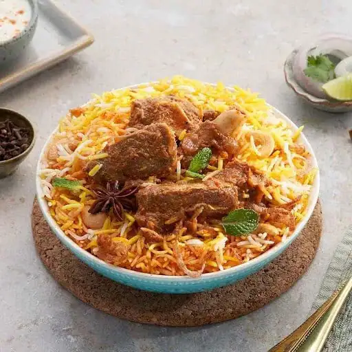 Mutton Biryani With Curry