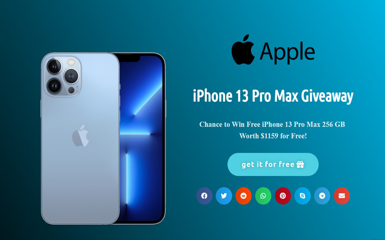 iPhone 13 Pro Max Giveaway Preview image 0