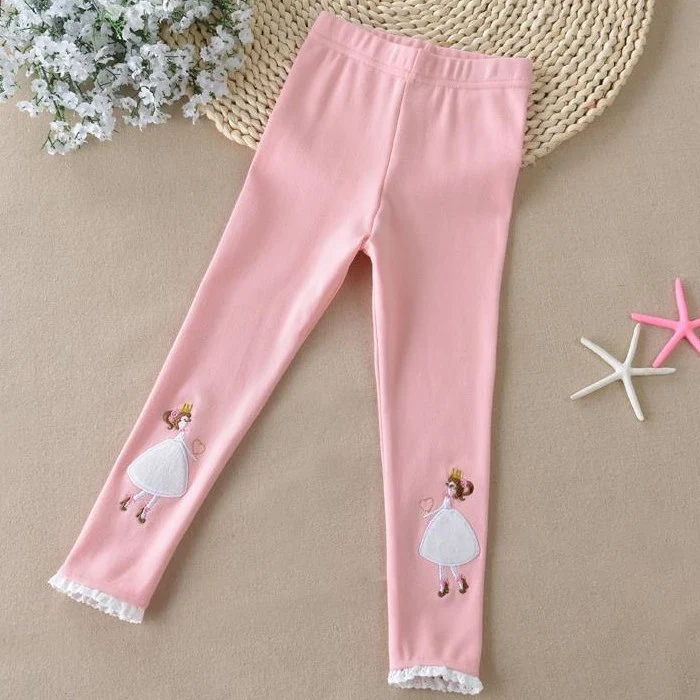 Medium and Large Girls' Leggings Cotton Trousers for Comfort and Style. Perfect for everyday wear and activities, offeri