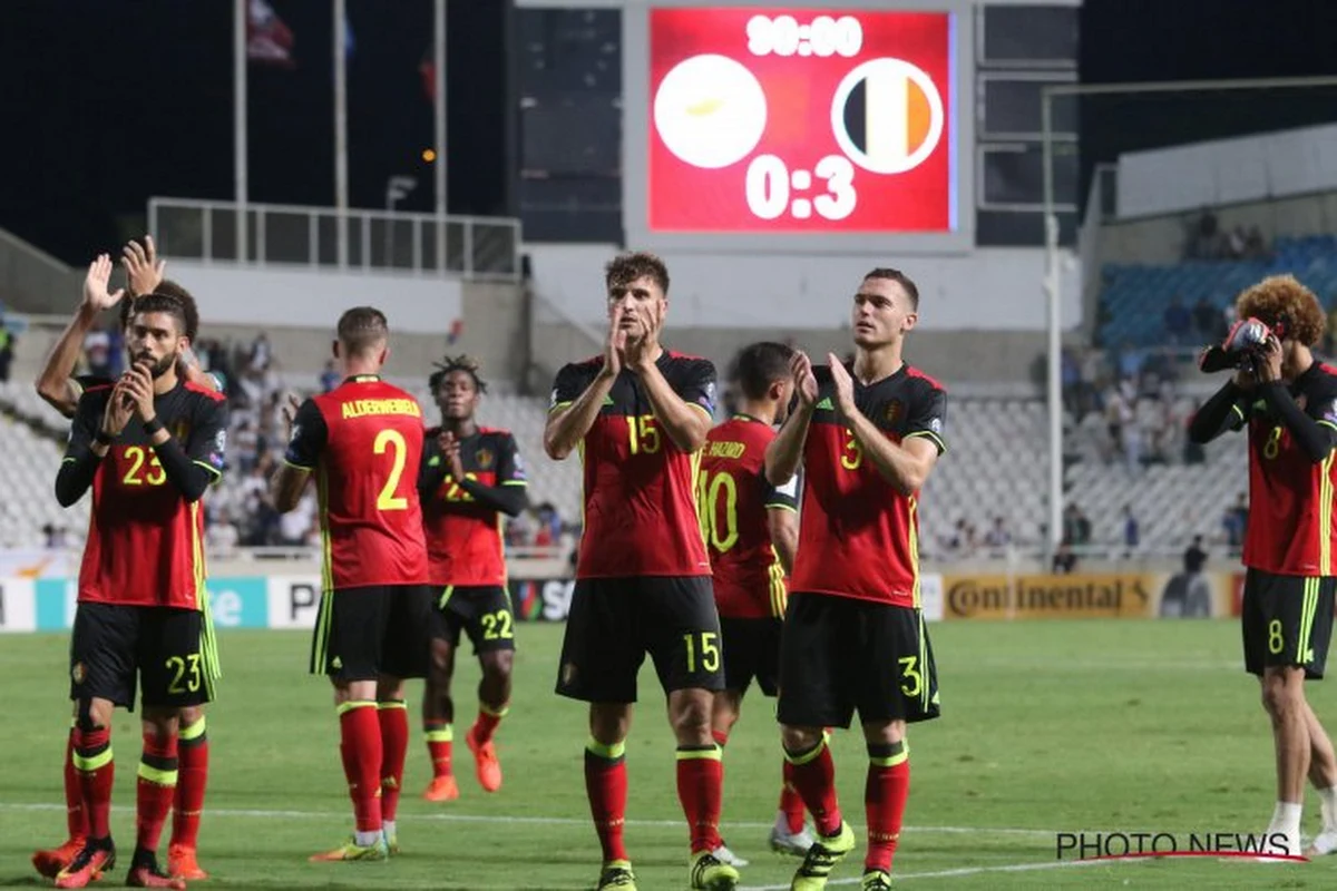 Les Diables Rouges gardent leur seconde place du classement FIFA (grâce à Neymar)