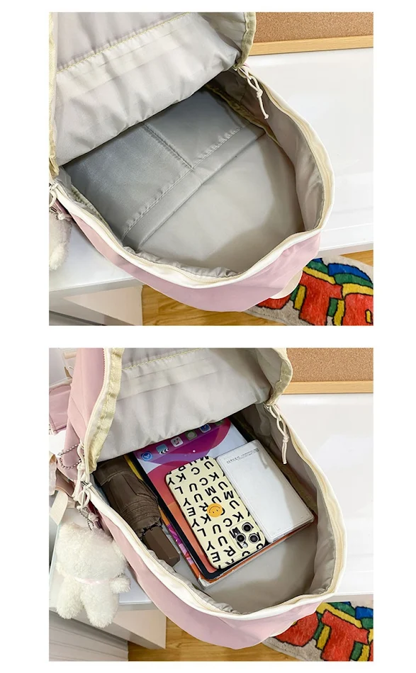 Großer Sommer-Rucksack für die High School mit viel Stauraum für Bücher, Hefte und Schulsachen