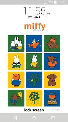 ミッフィーロック画面 The Miffy Lock Screen Androidアプリ Applion