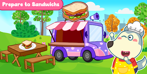 Screenshot Wolfoo Cooking Game - Sandwich