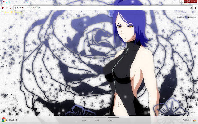 Anime Konan Naruto Woman chrome extension