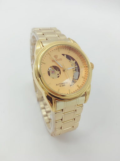 Title 5, Fashion Personality Hollow Mens Mechanical Wat...