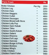 Aahar Meat & Chicken Shop menu 1