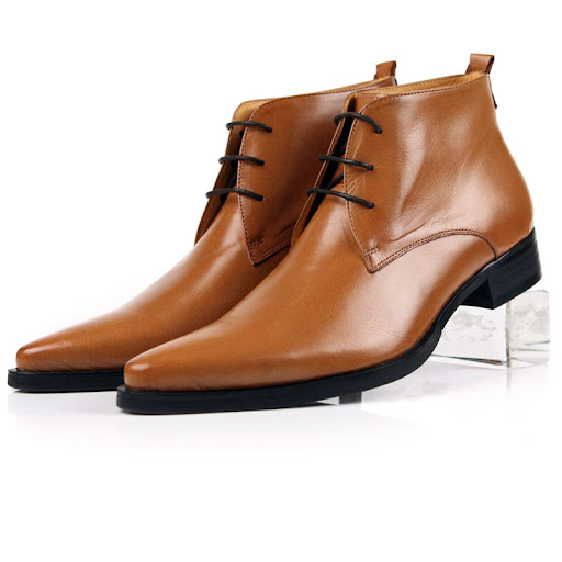 Title 6, Lace Up Business Short Boots High Top Shoes For...
