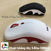 Chuột Không Dây E - Blue Ems816 I I Màu Trắng I Wireless Mouse Eblue Ems816 White